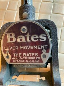 Vintage Bates Numbering Machine 6 Wheel Style E
