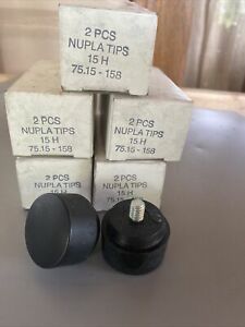 10 PCS Lot New NUPLA 15158 Hammer Tip 1.5&#034; Hard Black Flat Impax 15H