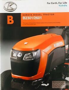 Kubota B2301 / B2601 Brochure