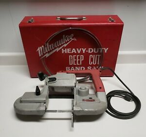 Milwaukee 6230 Portable Heavy-Duty vari- speed Band Saw w/ case &amp; 3 extra Blades