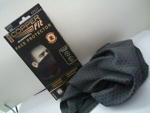 COPPER FIT Guardwell FACE PROTECTOR  Reusable Lightweight GRAY MASK NIB