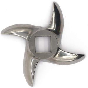 #12 Meat Grinder Blade Stainless Steel Knife Cutter Replacement for Grinders,