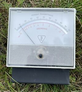 percent transmittance and absorbance