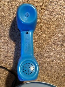Harris Dracon TS21 Butt Set Telephone Test Lineman&#039;s Headset Phone Blue Untested
