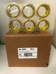 1 Case 3M #375 Box Sealing Tape 72mm x 50m (2.83in x 50 yards) Clear