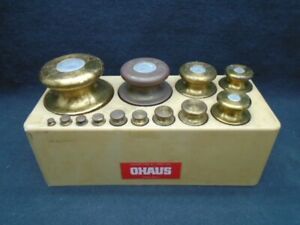 OHAUS 13-Piece Sto-A-Weigh Test Scale Calibration Weight Set 1g - 1kg