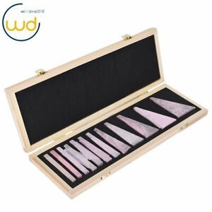 New Steel 1/4 To 30 Degree Gauge Block Precision Angle Block Set 12 Pack
