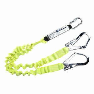 Portwest - Fall Arrest Double Elasticated Lanyard With Shock Absorber