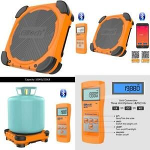 Elitech Lmc-210 Wireless Refrigerant Electronic Charging Weight Recovery Scale F