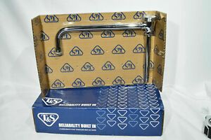 T&amp;S Vacuum Breaker Rigid Nozzle Faucet Spout 11-5/8&#034; X 8-7/8&#034; B-0405-04 NEW