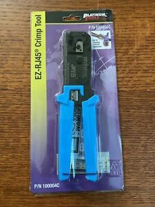 Platinum Tools 100004C EZ-RJ45 Cat 5/5e Cat6 Connector Crimp Tool
