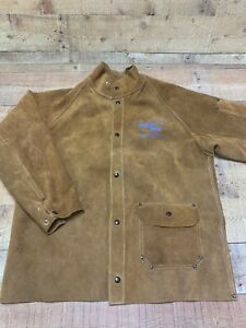 Vintage Leather Welding Jacket Size Large Weld Pro John Tillman 100 % Leather