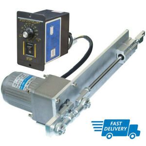 AC Electric Linear Actuator 110V Reciprocating Motor + PWM Speed Controller Set