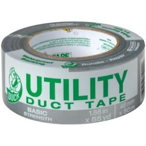 TAPE UTILITY SILVR 1.88INX55YD