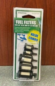 Fuel Filter Combo Kit for Chainsaws Trimmers Blowers, 1/8 3/16 1/4 Line FFKIT145