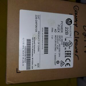 ALLEN BRADLEY 22B-D4P0N104 22BD4P0N104  Powerflex 40 AC Drive  GenuineWRNTY Fast