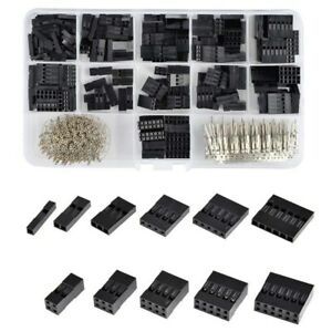 2X(620Pcs 2.54mm Pitch JST SM 1 2 3 4 5 6 Pin Housing Connector Dupont Male
