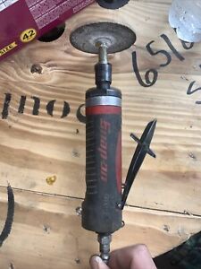 Snap On PT400 Pneumatic Straight Die Grinder With Cutoff Wheel Used