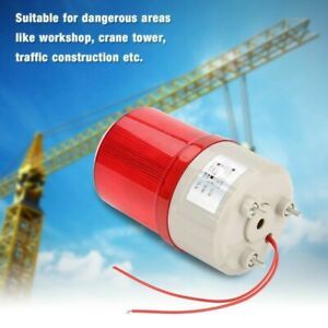 Signal Safety Warning Light Strobe Rotating 220V 3.1 * 3.1 * 5.9in Durable