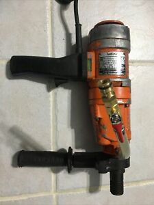 Weka Core Core Hand Held Core Drill Model DK 1203 W/ Side Handle &amp; Water Key