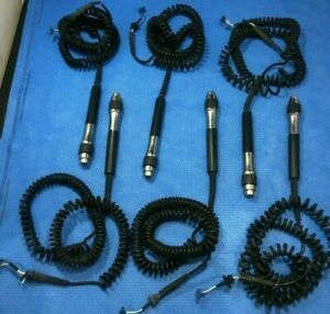 Lot/6 Welch Allyn Handle &amp; Cable Assemblies for 767 / 777 Otoscope Unit AS IS kp