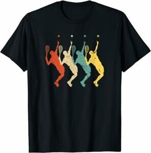 NEW Limited Tennis Vintage Retro 70s 80s Premium Gift Tee T-Shirt