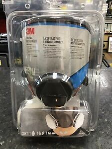 3M Full Face Respirator Paint Project MEDIUM Kit A1P2 New