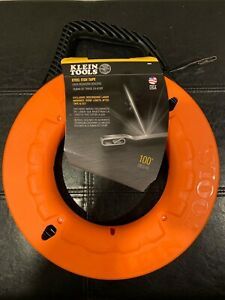 NEW Klein Tools 56006 Marked Fish Tape 1/4 inch x 100ft, Steel