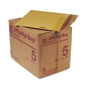 SEALED AIR 89314 Rigi Bag Mailer, #5, Square Flap, Self-Adhesive, 10.5x14,
