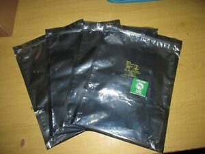 used 15&#034; x 11&#034; resealable ESD antistatic bags in great shape with PB Free labels