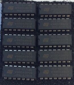 10x STmicroelectronics HCF4075B - Triple 3-Input AND Gate