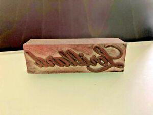Vintage Lorillard Tobacco Company (Newport Cigt) Letterpress Printers Block