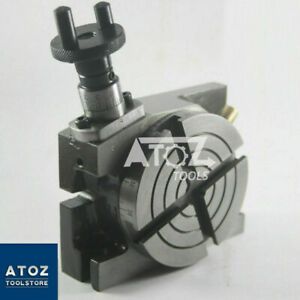 3&#034; (80mm) Horizontal Vertical Rotary Table 4 Slots ATOZ