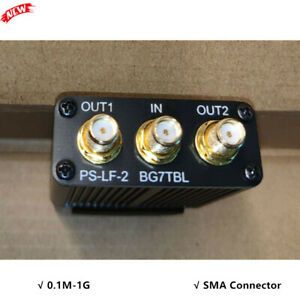 PS-LF-2 BG7TBL Power Divider SMA 2-Way RF Power Splitter 1 IN 2 OUT 0.1M-1G