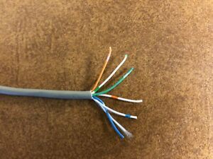 50&#039; Sprint Cat 3 3 Pair 24 AWG Telephone Wire Cable