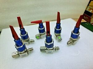 lotof 6 Flowlink Valve Male-Female 0.5&#034;(1.3cm female/Male Dia ~0.5&#034;(1.3cm)^95721