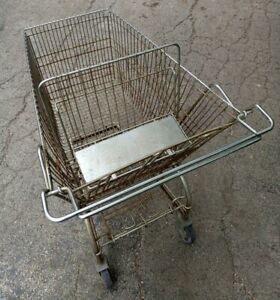 Unbranded Vintage Steel Grocery Shopping Cart