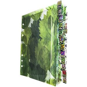 A6 Binder Dividers - Inserts Alphabet Tabs A-Z 12 Tab Dividers as Address Book