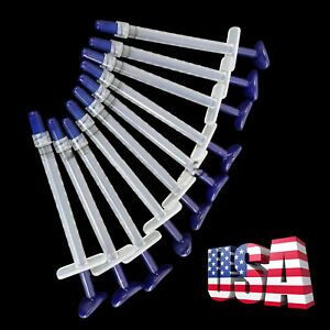 USA 10Pcs Dental Endodntic Treatment Irrigator Disposable Irrigation Syringe