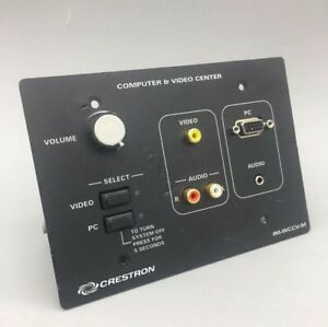 Crestron iMedia Computer and Video Center Separate Wallplate IM-WCCV-M - B12