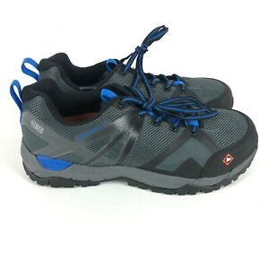 Merrell Fullbench 2 Steel Toe ESD Safety Work Shoes Men&#039;s 9.5 Gray/Blue J17755