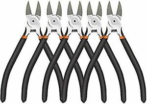 Wire Cutter - Precision Side Cutter 6 Inch Cutting Pliers - 5 6 Inch - 5 Pack