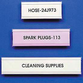 Label Holder, &#034;C&#034; Design, 1&#034; x 3&#034;, Self Adheres (25 pcs/pkg) PC103  - 1 Each