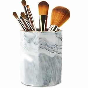 Ceramic Pen Holder StandCup for Desk Marble Pattern Makeup Brush Holder for G...