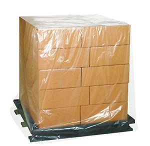 Aviditi PC107 Pallet Covers, 48&#034; x 42&#034; x 66&#034;, 2 Mil, Clear Pack of 50