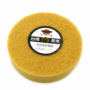 8&#034; 200mm Nylon Fiber Polishing Buffing Wheel Abrasive Pad Metal Ceramic 320# 3P