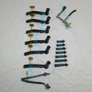 Caspar Micro Lumbar Discectomy Retractor Set of Spinal Surgery Gold &amp; Black
