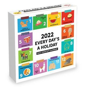 2022 Every Day&#039;s A Holiday Daily Desktop Calendar