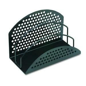 Fellows Metal Desk Organizer New 3 Section Office File Folder Paper Letter Card