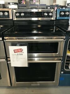 30-Inch 5 Burner Electric Double Oven Convection Range   ***OPEN BOX***